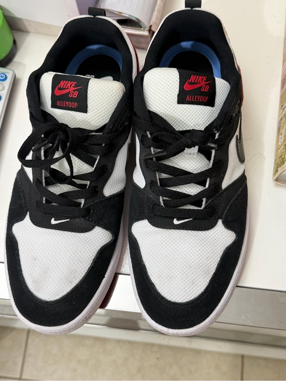 Nike SB Alleyoop Black White Red | Men’s 9 | CJ0882-102